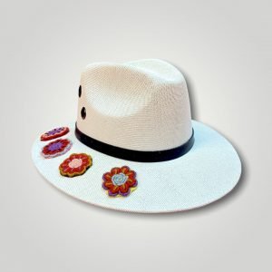 Sombrero Bordado de Flores