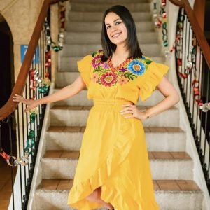 Vestido Mexicano Modelo Verónica