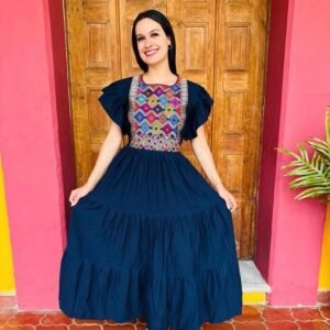 Vestido Mexicano Modelo Sofia