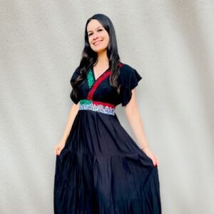 Vestido Mexicano Modelo Alondra