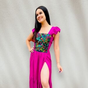 Vestido mexicano modelo Rosario