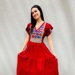 Vestido mexicano modelo Rocío