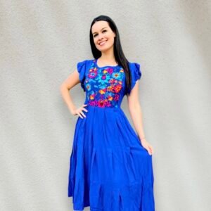 Vestido Mexicano Modelo Abigail