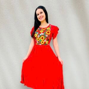 Vestido Mexicano Modelo Berenice