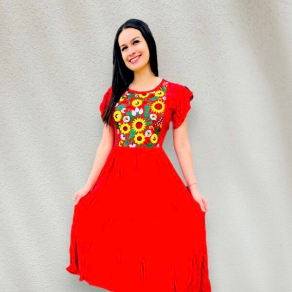 Vestido Mexicano Modelo Berenice